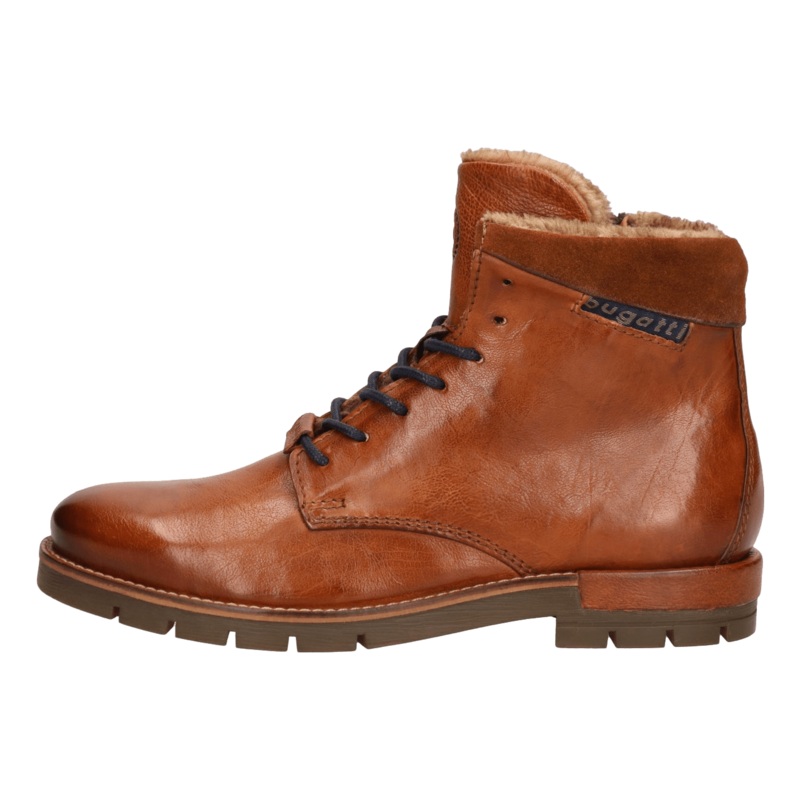 Bugatti Lace Boot Cognac 41
