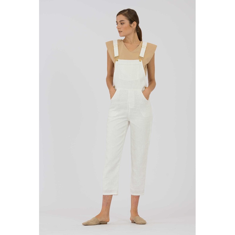 Durece Jumpsuit (White) XS White