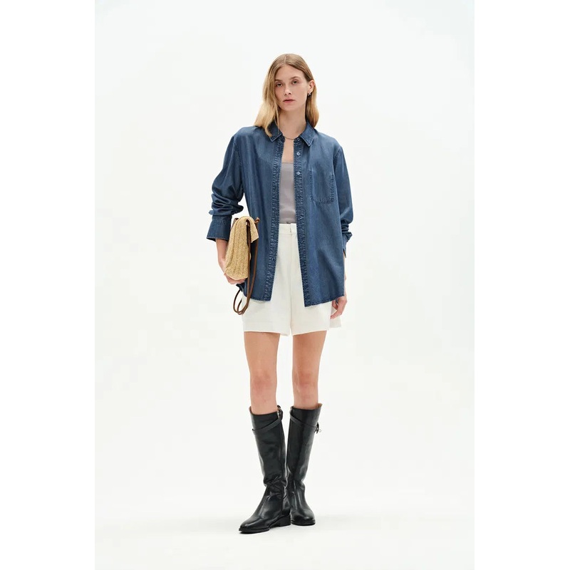 Willo Blue Tencel Denim Shirt XS