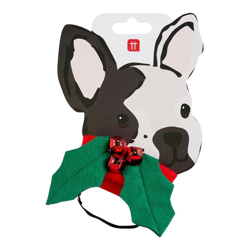 Botanical Pet Dress up Red & Green Cat Collar