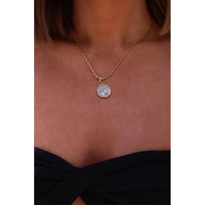 Farrah B In Charge Coin Necklace – FINAL SALE