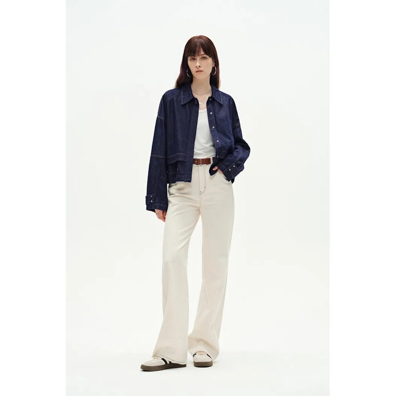 Karlie Jacket in Silk-Modal Denim XS