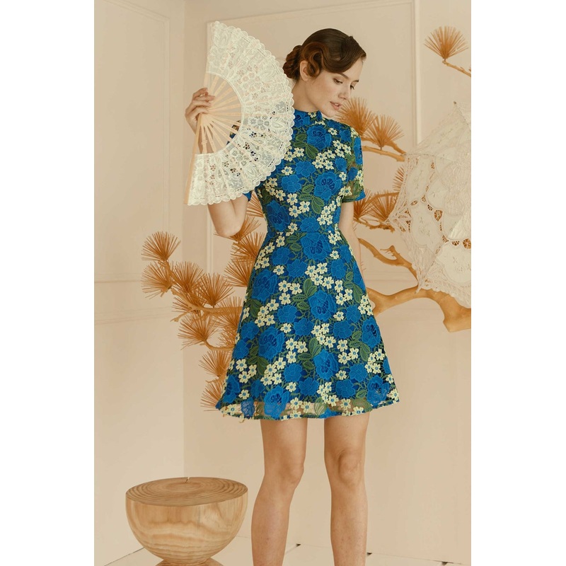 Doquiw (Crocheted Lace) XS Blue