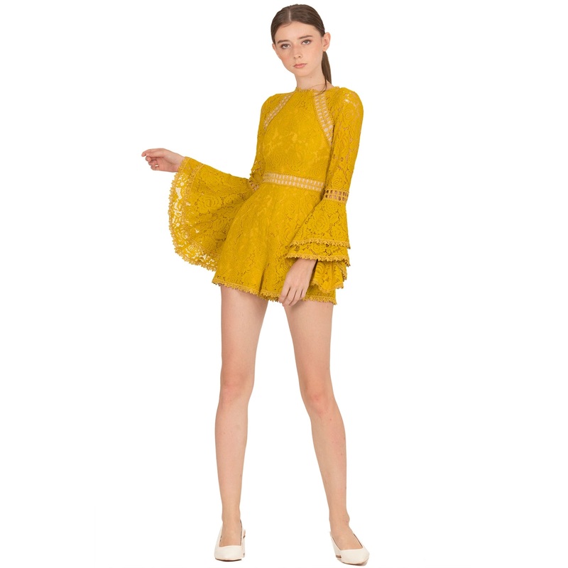 Dejianjing Romper (Sunflower Yellow) XS Sunflower Yellow