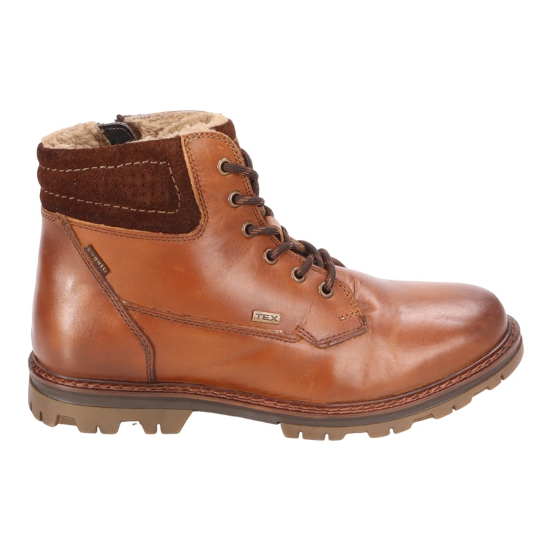 Bugatti Medro Lined Tall Boot Cognac 40