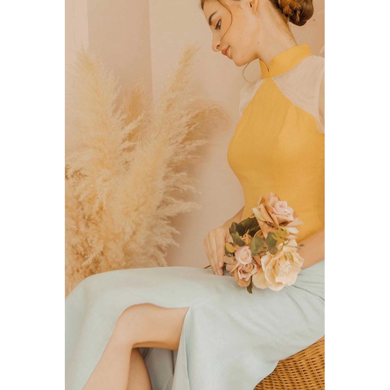 Dashujing Top (Yellow) XS Yellow