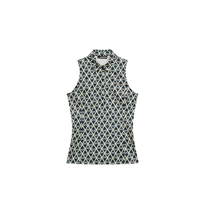 Dena Print Sleeveless Top / Geo JL Navy Geo JL Navy L