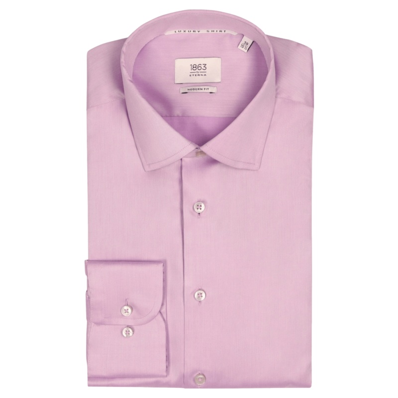 Eterna Plain Formal Shirt Lilac 15