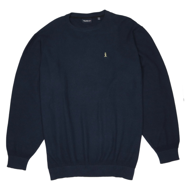 Allsize Crew Neck for Men for Men Navy 3 X-Large