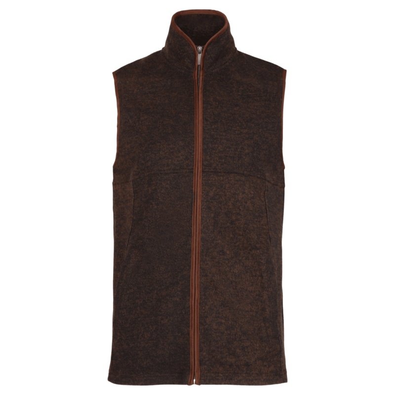 DG’s Drifter Marl Gilet Brown/Navy Medium