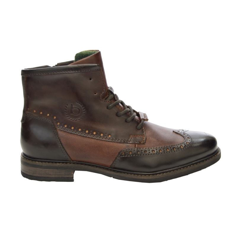 Bugatti Marcello Lace Up Boot Dark Brown 7