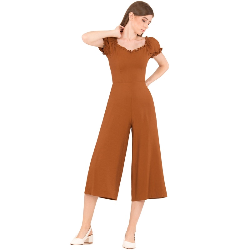 Dohafablar Jumpsuit (Brown) XS Brown