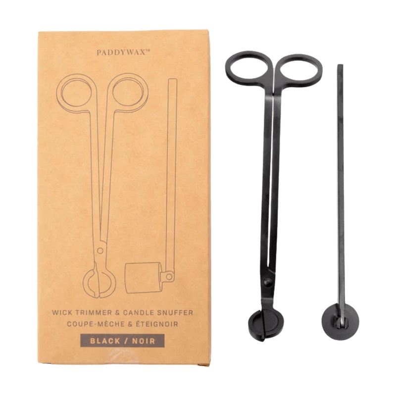 Paddywax Wick Trimmer & Candle Snuffer Gift Set Matte Black One Size