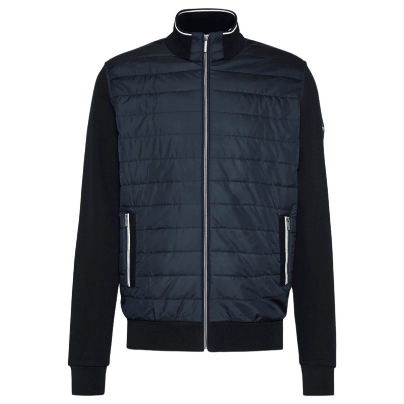 Bugatti Quilted Jersey Jacket Navy Small