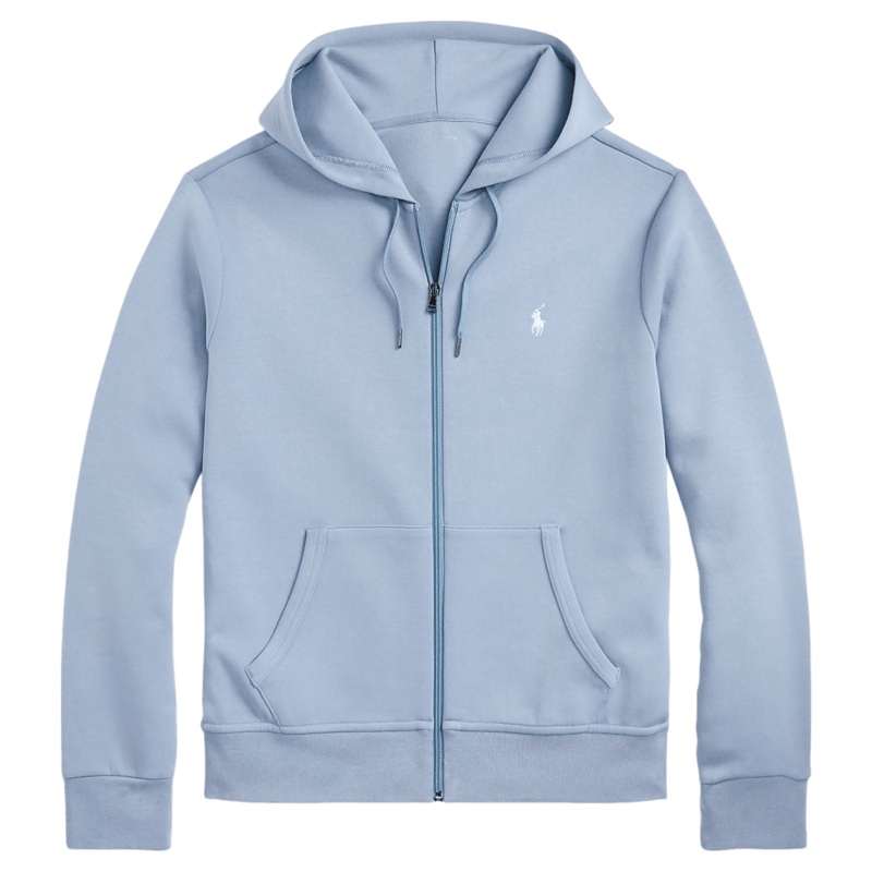 Polo Ralph Lauren Long Sleeve Full Zip Hoodie Vessel Blue Small