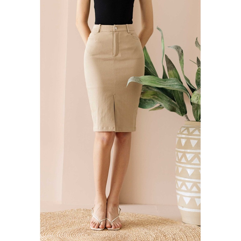 Dinajuxe Skirt (Khaki) XS Khaki