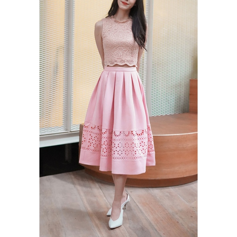 Dacerniz Skirt (Powder Pink) XS Powder Pink