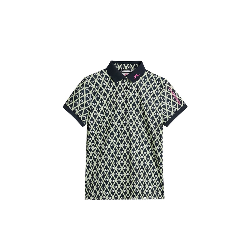 Tour Tech Print Polo / Geo JL Navy Geo JL Navy L