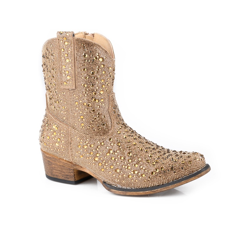 Womens All Over Tan Crystal Upper 5 R