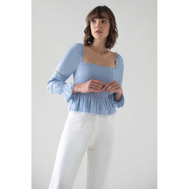 Damiex Top (Powder Blue) XS Powder Blue