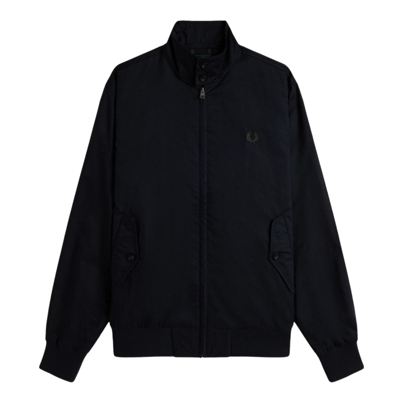 Fred Perry Classic Harrington Jacket Black Medium