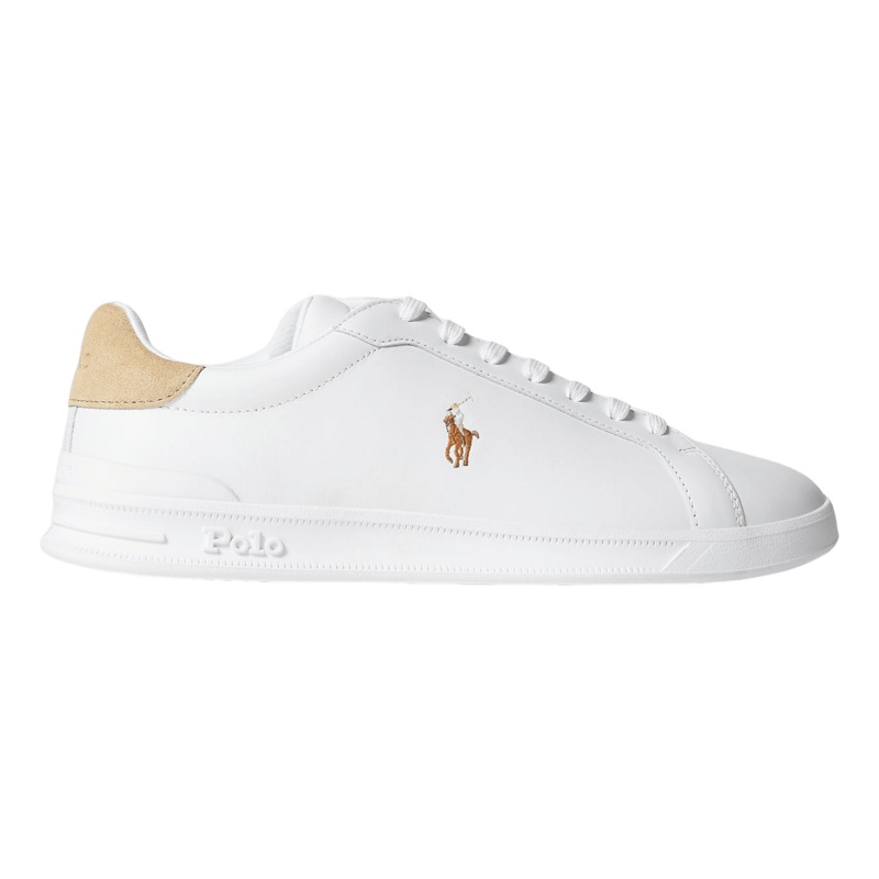 Polo Ralph Lauren Heritage Court II Low Top Sneakers White/Bone 7