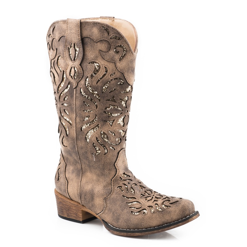 Womens Vintage Brown Faux Leather 5 R