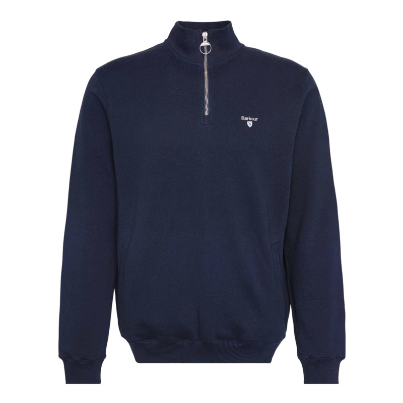 Barbour Beckhill 1/4 Zip Sweatshirt Navy Medium