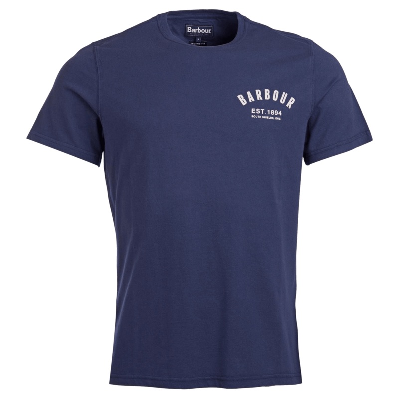 Barbour Preppy T-Shirt New Navy Medium