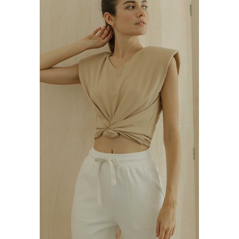 Duvieyu Top (Light Brown) XS Light Brown