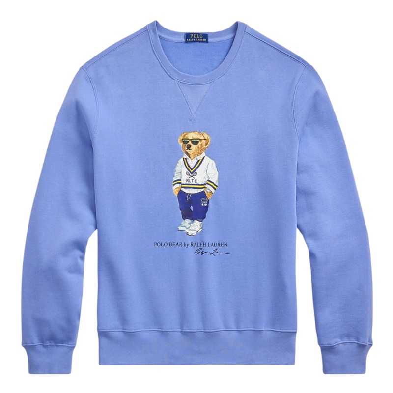 Polo Ralph Lauren Polo Bear Motif Sweatshirt SP25 Campus Blue Heritag Icons Bear Small