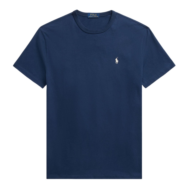 Polo Ralph Lauren Short Sleeve Jersey Crewneck T-Shirt Cruise Navy Small