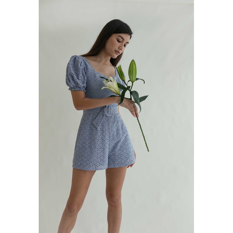 Doverxiy Romper (Pale Blue) XS Pale Blue