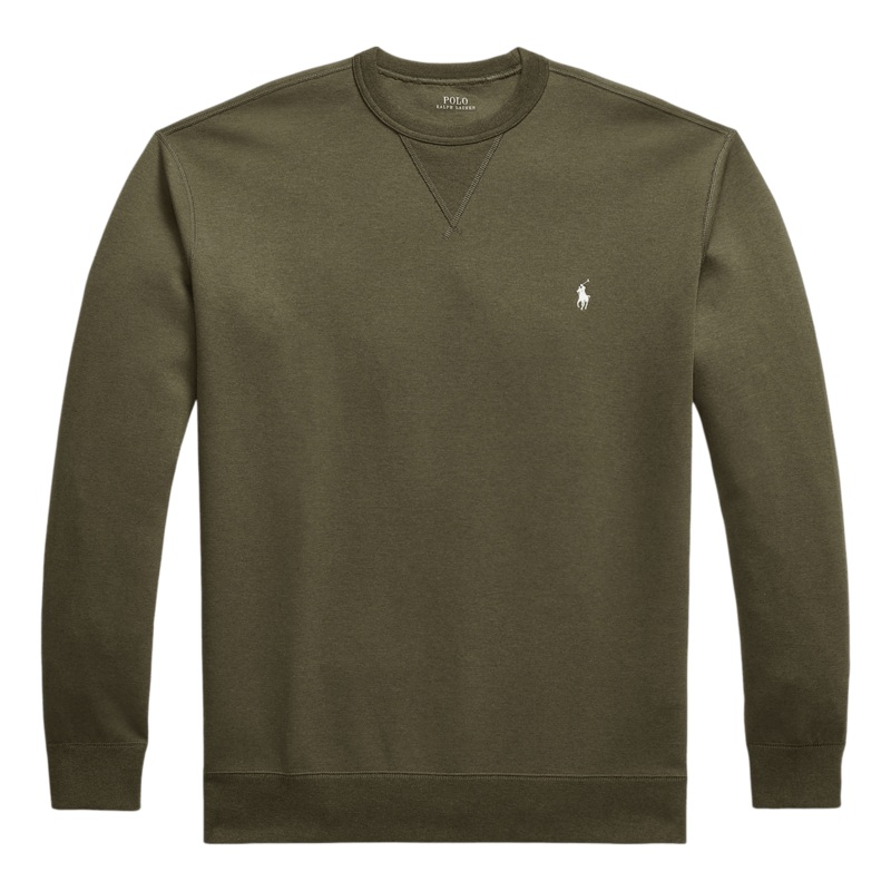 Polo Ralph Lauren Double Knit Crewneck Sweatshirt Alpine Heather 2 X-Large