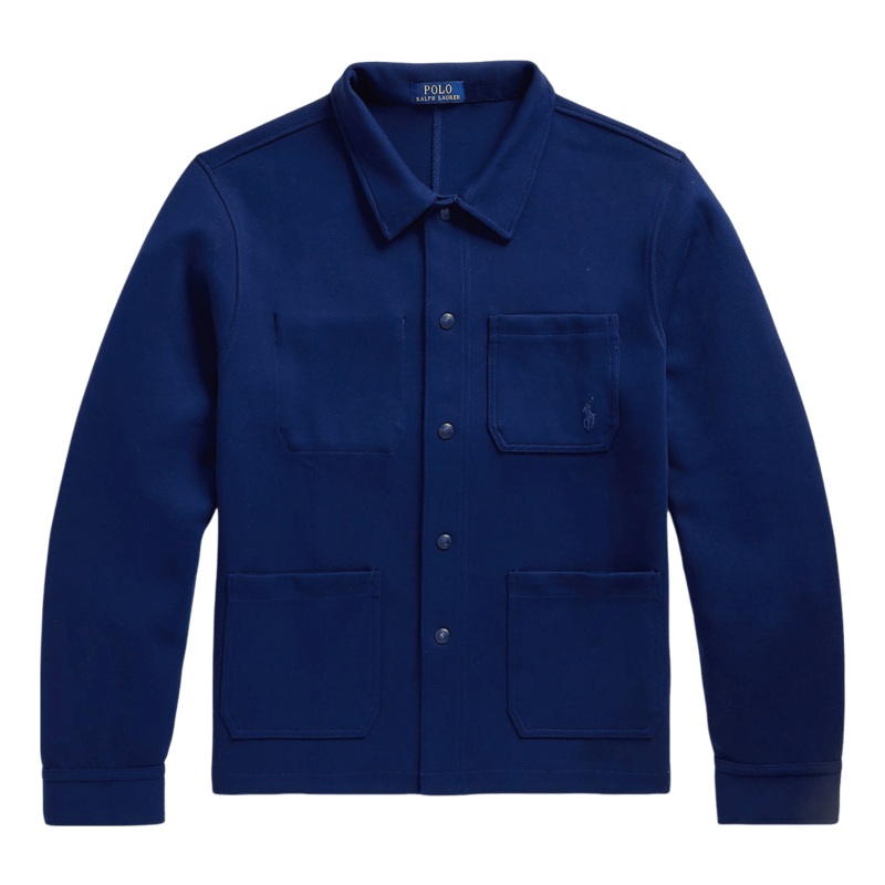 Polo Ralph Lauren Double Knit Overshirt East Side Royal Small