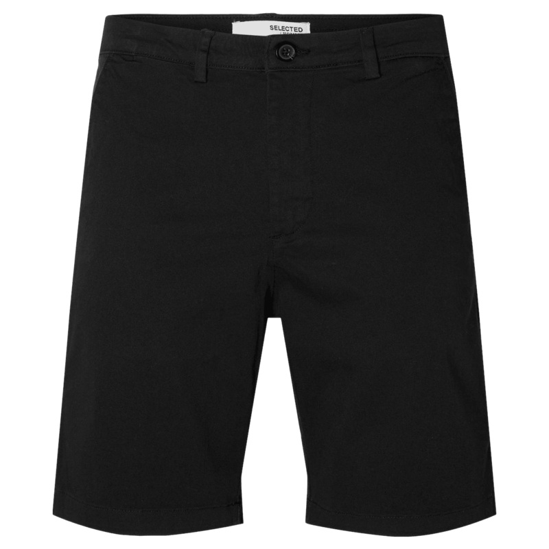 Selected Slim Miles Flex Shorts for Men Black Small