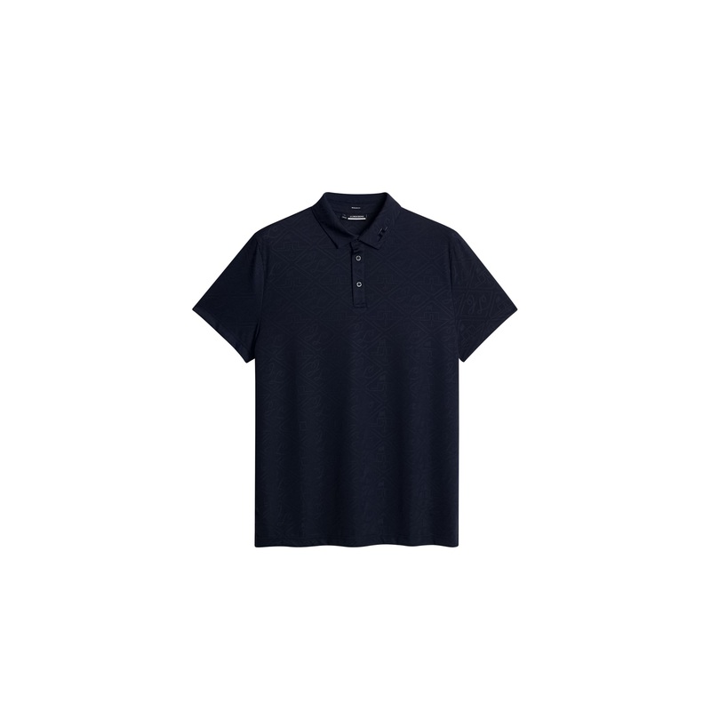 Bison  Regular Jacquard Polo / JL Navy JL Navy L