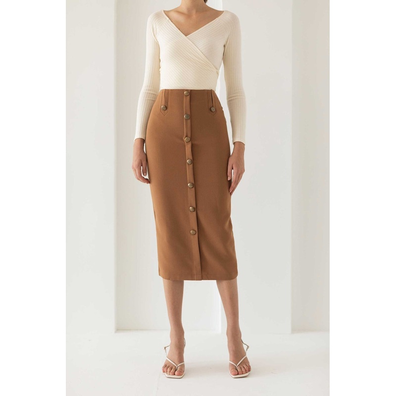 Doliaxaro Skirt (Brown) XS Brown