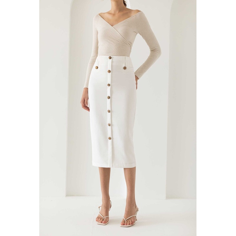 Doliaxaro Skirt (White) XS White