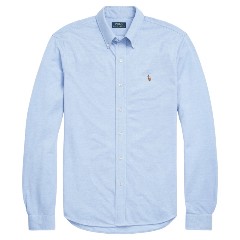 Polo Ralph Lauren Long Sleeve Shirt Harbour Island Blue/Multi PP Small