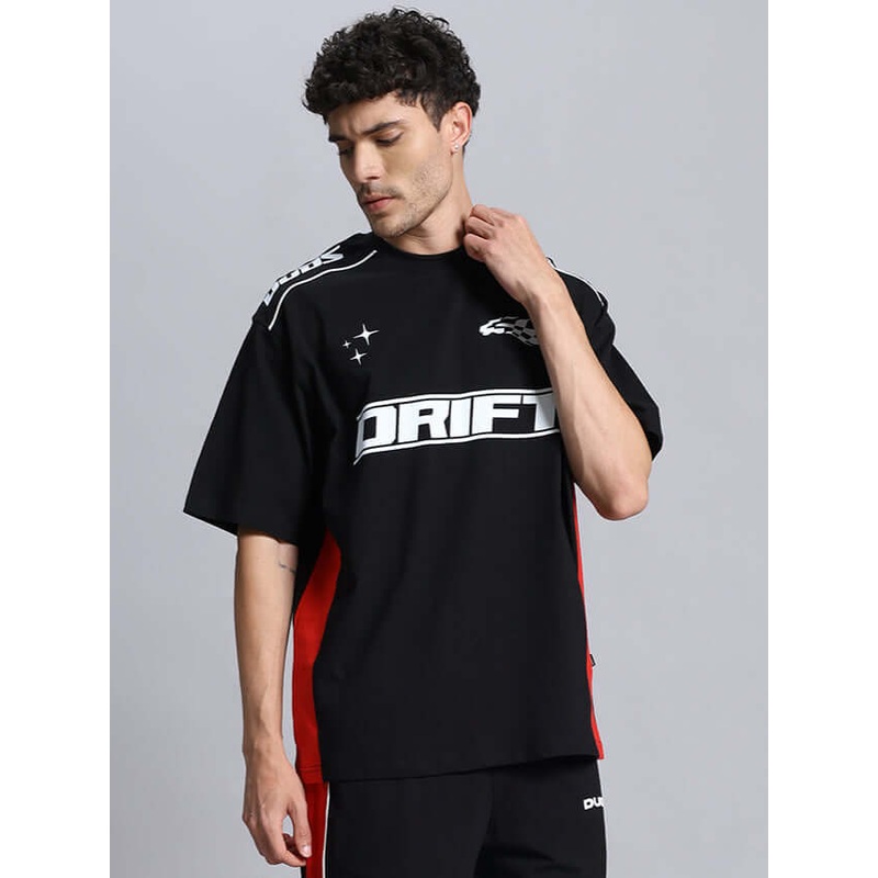 DRIFT OVER-SIZED T-SHIRT BLACK XS