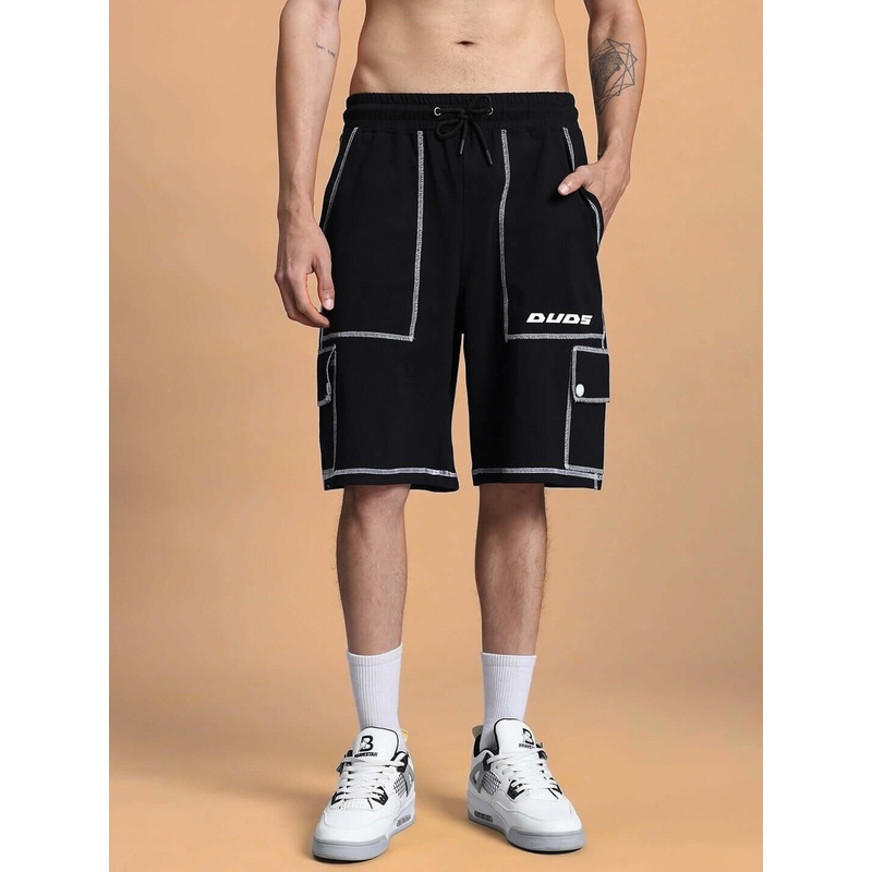 DYNAMIC REGULAR FIT SHORTS BLACK XS