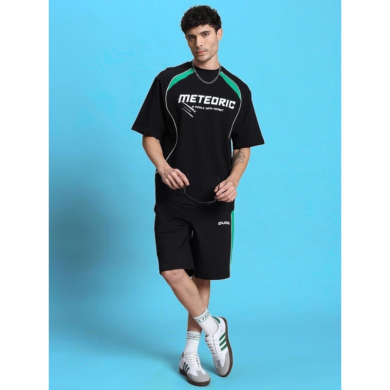 METEORIC SUMMER CO-ORD SET BLACK XS