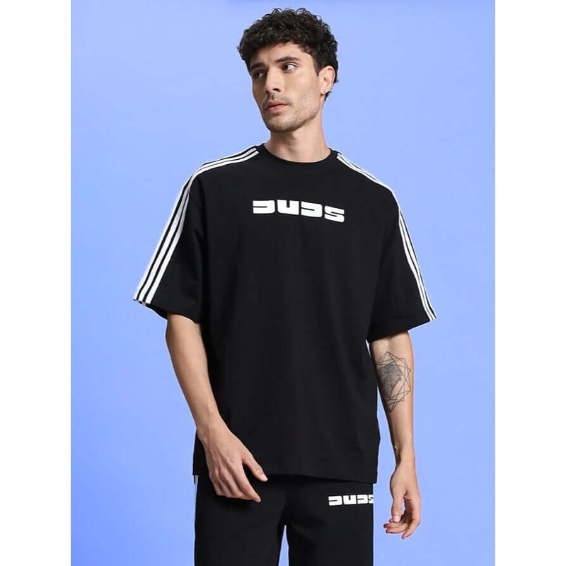 PARKA OVER-SIZED CLASSIC T-SHIRT BLACK XS