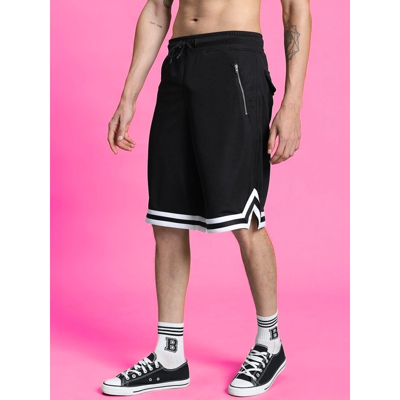 STREAK REGULAR FIT SHORTS BLACK XS
