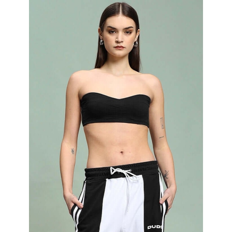 WOMEN’S AZORA BANDEAU TOP BLACK XS