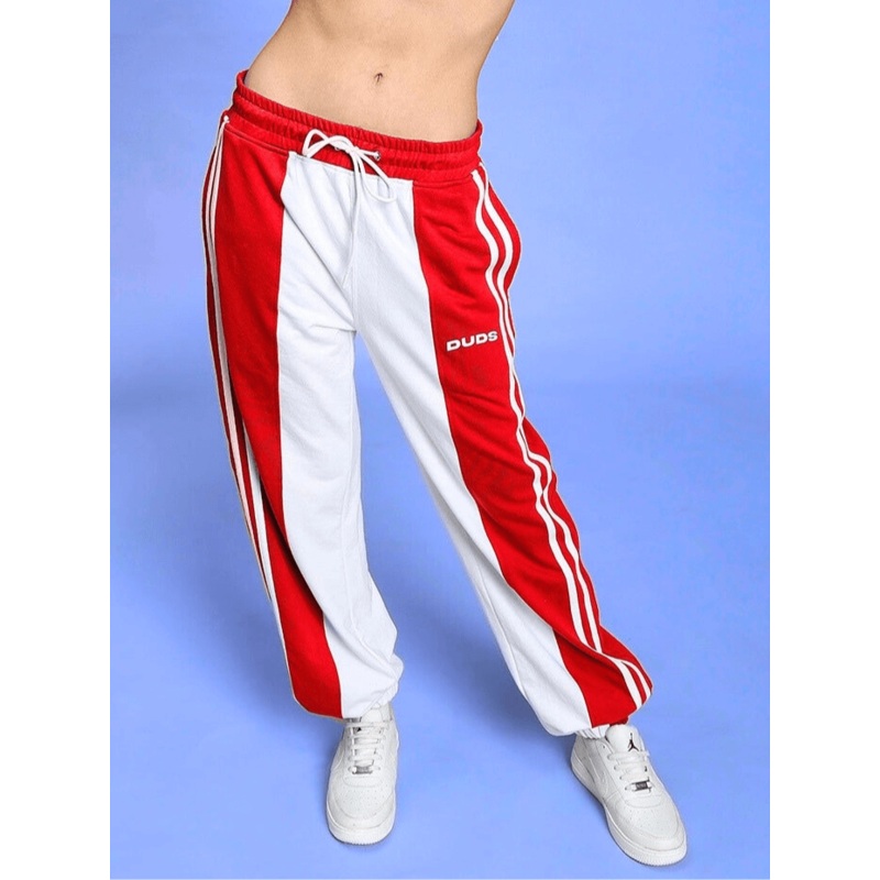 WOMEN’S BALMY RELAXED FIT JOGGER WHITE RED XS