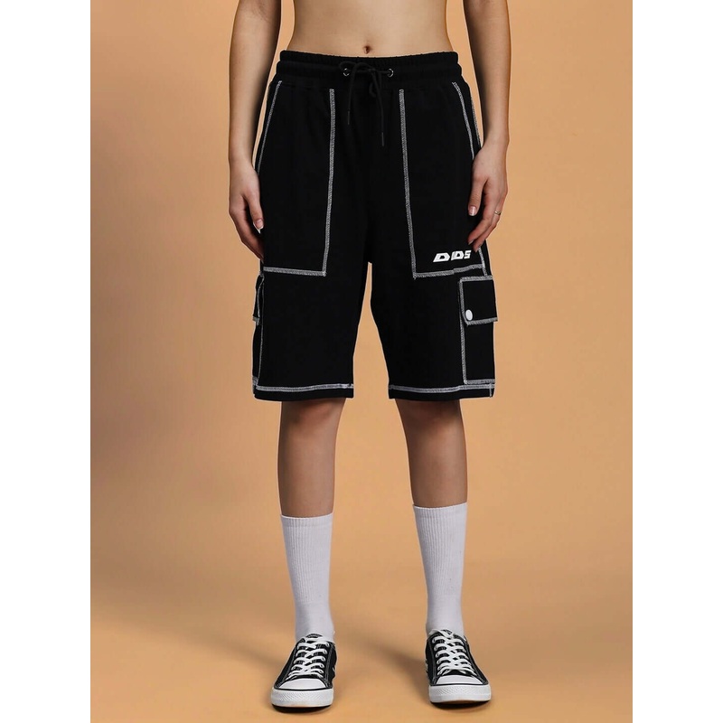 WOMEN’S DYNAMIC REGULAR FIT SHORTS BLACK XS