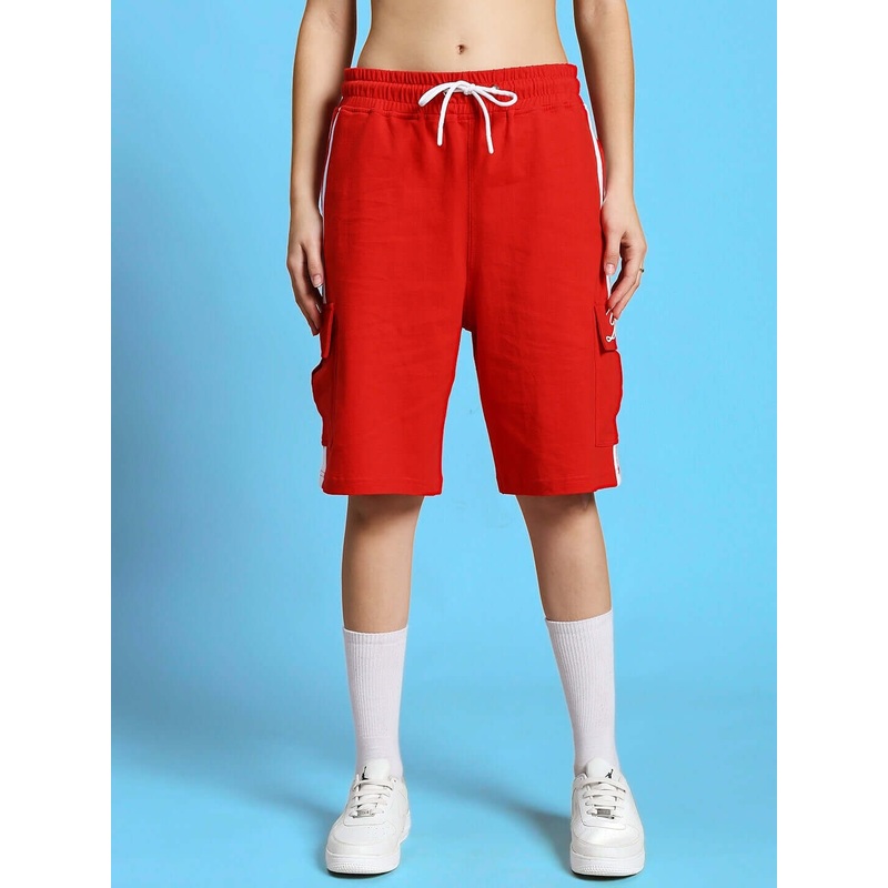 WOMEN’S SCOTIA REGULAR FIT SHORTS RED XS