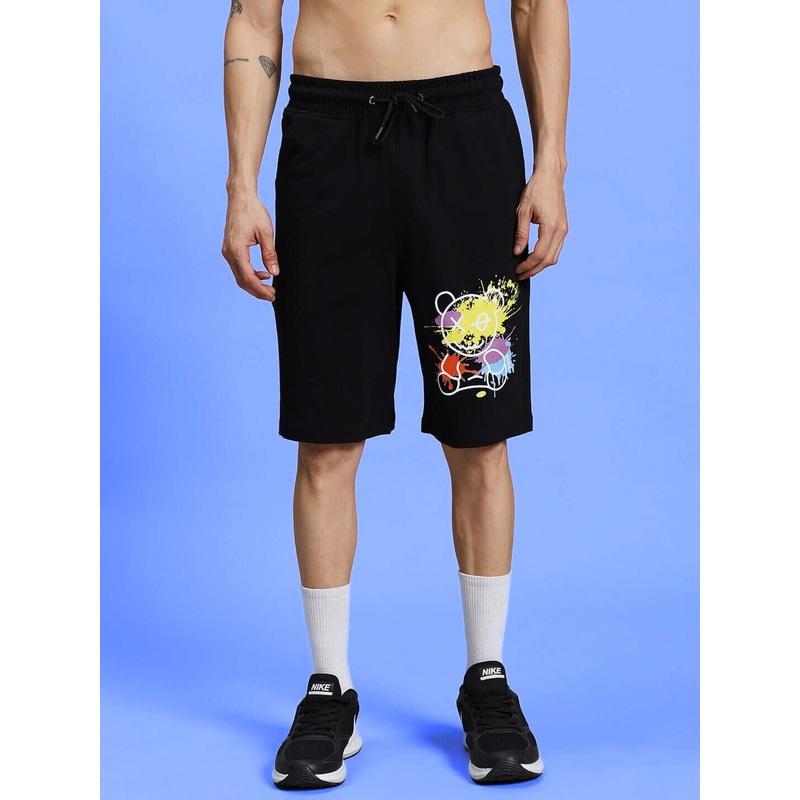 BE KIND REGULAR FIT SHORTS BLACK S